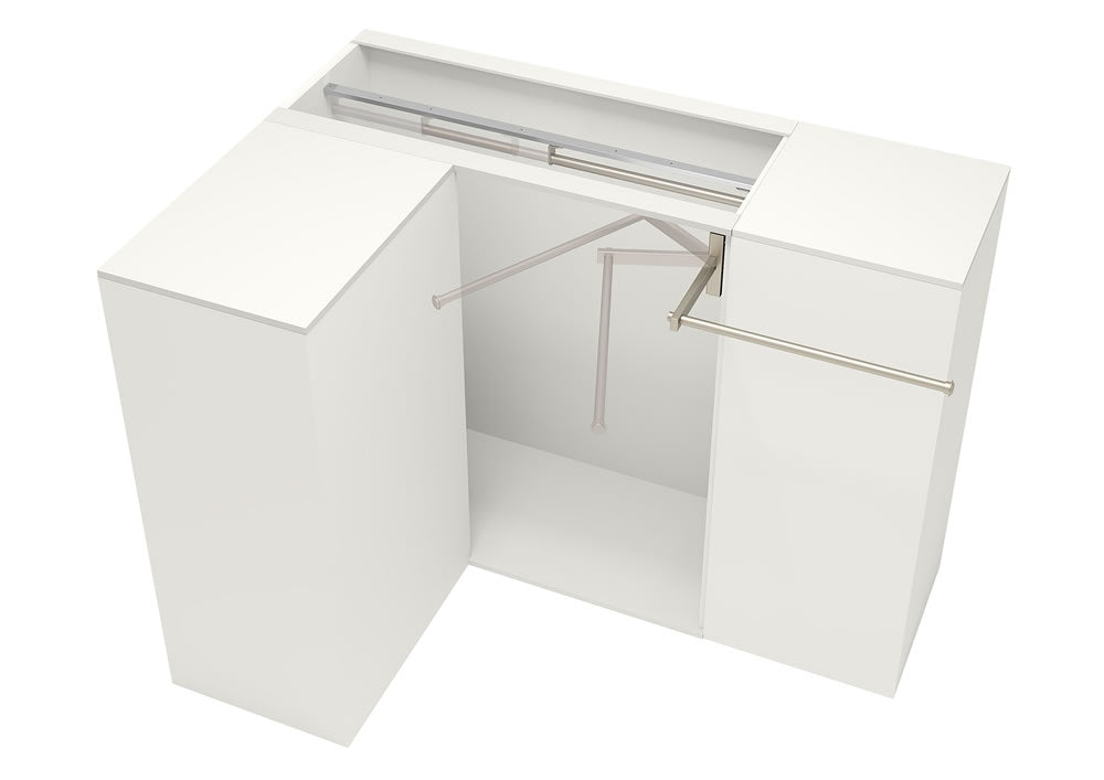 Bara de colt glisanta pentru garderoba, Corner Sliding CSL001 Pozzoli